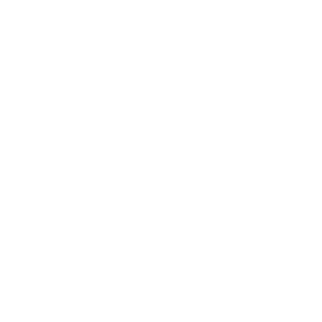 White magnifying glass icon on black background.